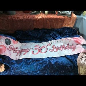 Happy 30th Birthday Sign